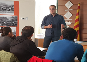 Jordi Casassayas fent una formació